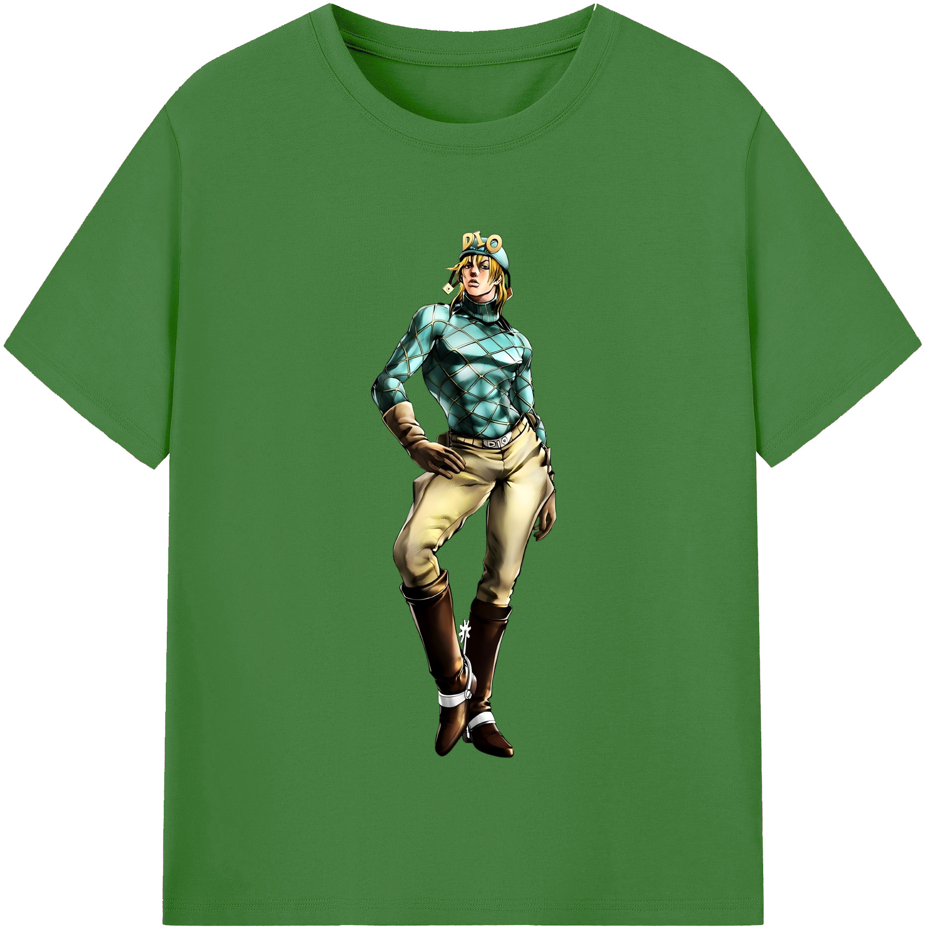 （画像用） ジョジョの奇妙な冒険 ディオ?ブランドー JoJo's Bizarre Adventure Dio Brando レディースカジュアルプリントTシャツ（綿100％）